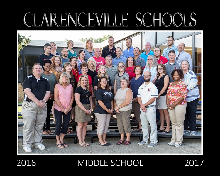 MIDDLE SCHOOL STAFF GROUP PHOTO 2016-2017